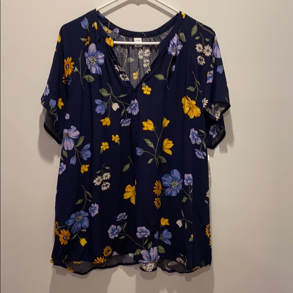 NWT Old Navy Navy Blouse